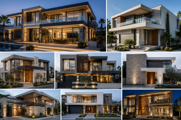 Modern Villa Cephe Tasarımlarında Yeni Trendler